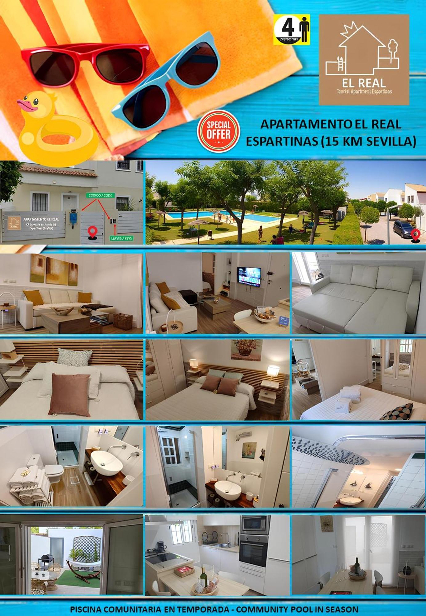 Apartamento El Real - Espartinas - Sevilla Bagian luar foto